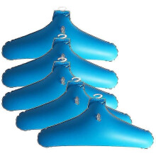 5 stücke PVC Aufblasbare Faltbare Kleiderbügel Rack Rutschfeste Tragbare Mantel Halter-CDSX