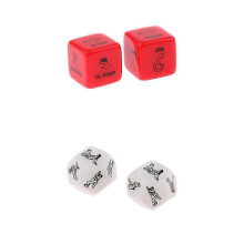 D6 D12 Glow In Dark Paare Vorspiel Spiel Würfel Kompatibel Mit Ihm Oder Ihr Würziges Spielzeug -CDSX