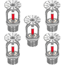 für 5-teiligen Feuersprinklerkopf 3/4 Zoll hängender Typ 155 Wassersprühstrahl nach unten 68 Messing