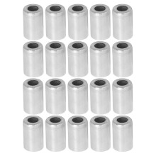 20 STÜCKE Klimaanlage Schlauch Aluminium Abdeckung Starke Festigkeit Klimaanlage Joint Abdeckung für