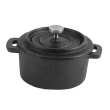 Dutch Oven Doppel Traditionellen Stil Verdickt Ergonomische Griff Isolierung Gusseisen Kochtopf mit