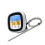 Digitales Timer-Thermometer, Touchscreen, Edelstahl, Fleischthermometer für Küche, Grill, Schwarz 2