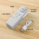 (grau / 1 Packung: 1 * Versiegelung + 1 * USB-Kabel) USB-Lade-OEIN 2