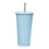 Edelstahl-Strohbecher Kaffeebecher Thermosbecher Milchteebecher blau.-OEIN 1