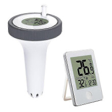 geeignet für kabelloses Poolthermometer, schwimmendes, leicht ablesbares, digitales Poolthermometer,