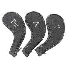 10PCS Zipper Golf Club Eisen Abdeckungen mit Nummer Golf Club Abdeckungen geeignet für Eisen Set gee