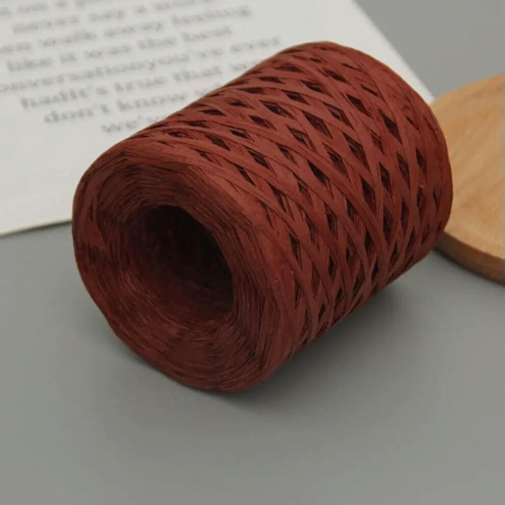 200M Eco-Friendly Toilet Paper Yarn, Versatile Crochet String, Natural Twine For Summer Hat And Craft Projects 6947110359816