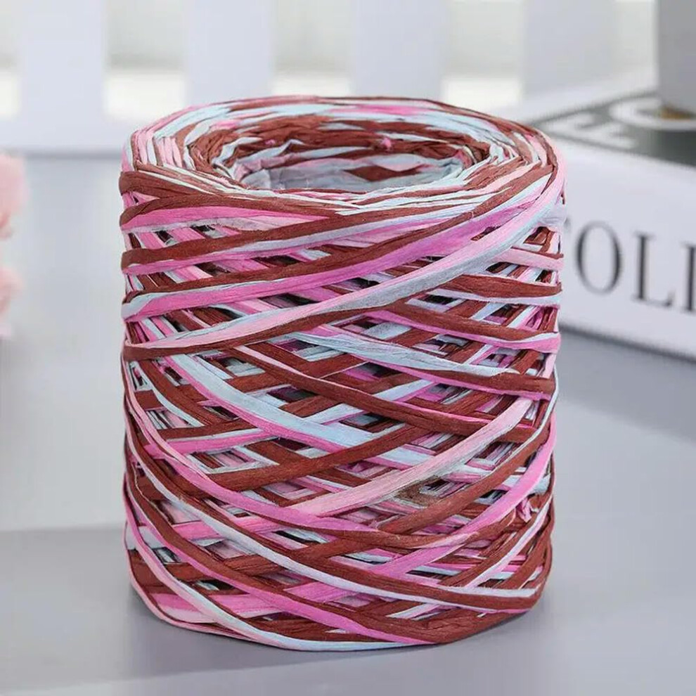 180M Multicolored Natural Jute Twine, Gift Wrapping String, Wedding Decor, Handmade Braided Rope 6038364468741