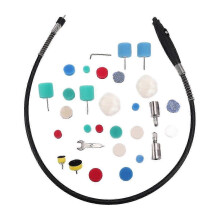 31-teilige Mini-Polierpads, Mini-Detail-Polierpads, Mini-Polierwerkzeug mit 1 flexiblen Sh