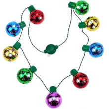 9 Led Weihnachten Licht Halskette-3 Modi Licht-up Birne Halskette Halloween Weihnachten Familie Part