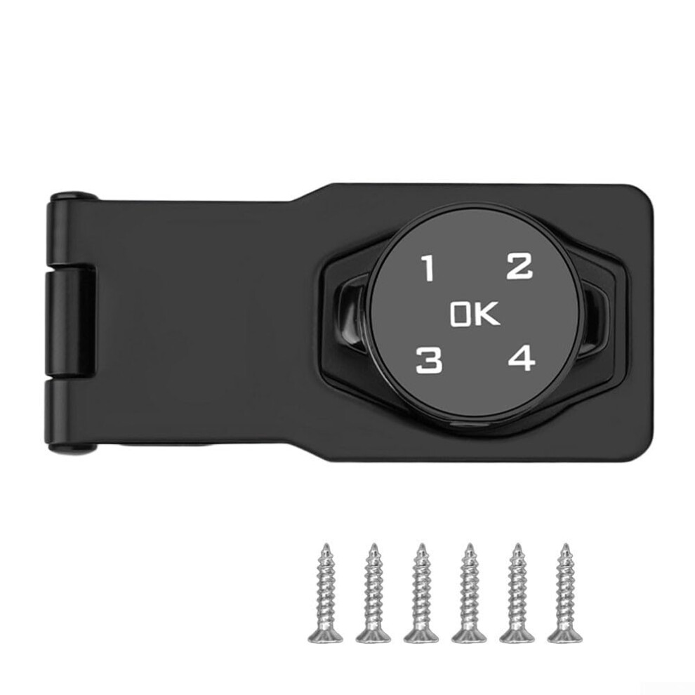 Innovative Keyless Cabinet Lock With Durable Features For Enhanced Security Measures, Black Finish 6447073841279