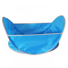(Blue) Portable Folding Pet Shearing Basket for Shaving Trimming Cleaning Dog Long Hair Home Pet Grooming Cleaning Supplies