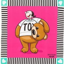 Moschino Boutique Olive Oyl als Spielzeugbär Schal - Pink