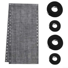 Essential Replacement Set for Beach Chair, Dark Grey Fabric Cord and Four Straps, Durable and Compatible with Most Models