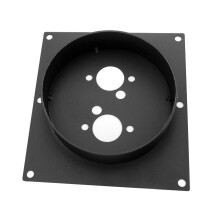 Mounting Plate for Diesel Heater 60mm Black Stainless Steel Turret Planar Compatible with Galvanised Revolver
