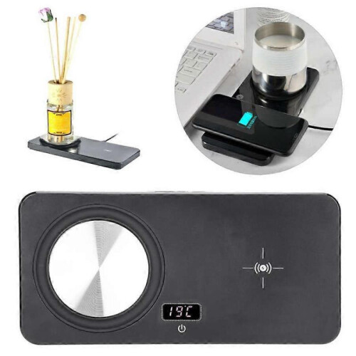 Coffee Cup Warmer Smart Constant Electric Mug Heating Pad Tea Water Milk Heated Cups Coaster with Wireless Charging Function 2