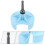 Blue Plastic Knitting Tool Adapter Quick Knit Machine Accessory 7