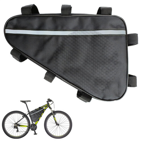 Electric Cycle Battery Bag - Waterproof Triangular Lithium Battery Storage Tray for E-Bike, Durable Battery Compartment