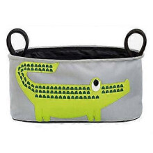 (crocodile bag, Gray) Baby Stroller Organizer Bag for Baby Carriage Bag Baby Pushchair Stroller Bag for Pram Organizer Travel Bags Kids Stroller Bag