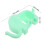 Toothbrush Holders Wall Mounted No Punch Plastic Blue 4pcs 2