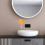Toothbrush Holders Wall Mounted No Punch Plastic Blue 4pcs 5