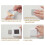 (White) Motion Sensor Led Light Usb Charging Square Lamp for Bedroom Kitchen Stair Hallway Wardrobe Cupboard Lighting 5