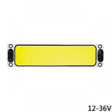 (108LED 24.8x6cm) Car Interior Light 108SMD 12V-24V COB Readling Light LED Panel Light Bulb Car Dome Light Waterproof Self-Adhesive Truck Lamp