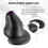 Vertical 2.4G Wireless Mouse with Detachable Chassis And Multi-Function Rechargeable Mause Gaming office portable Mice for PC 4