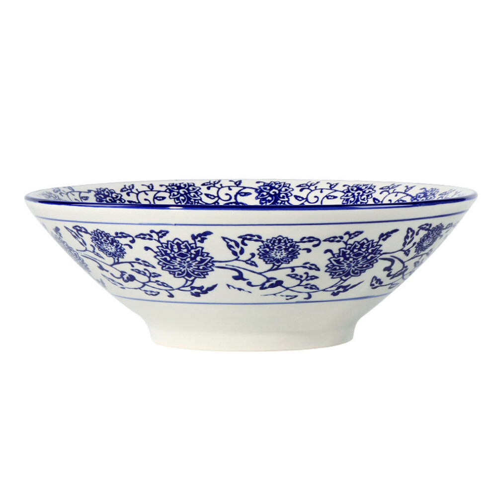 Chinese Style Bowl Ceramic Ramen Bowl Practical Cereal Salad Rice Bowl-image-OPC-PJWHCB9-NEW