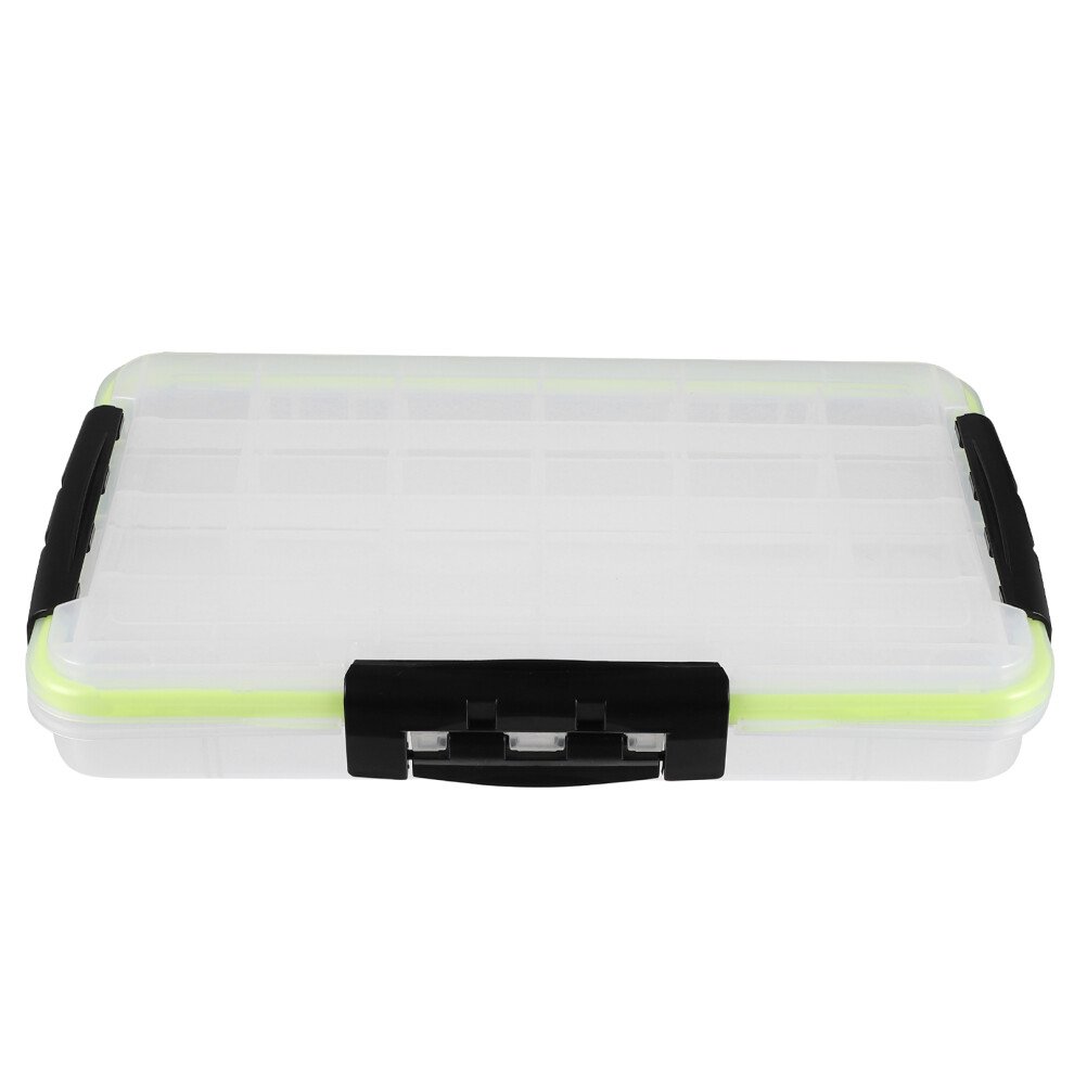 1set Large Capacity Tackle Boxes White Pvc 35x22 Cm-image-OPC-PJWHF7V-NEW