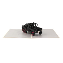 3D Auto Popup Karte Geschenkkarte Romantische Verzierung Kreative Vatertagskarte für Dankesfeierlichkeiten