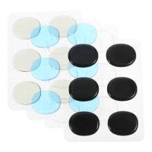 Silent Drum Practice Pad Set Bass Drum Patch Blue 48set