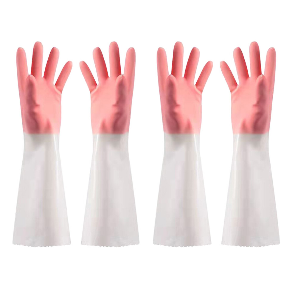 Cleaning Gloves Pvc Thick Flocking 2pack-image-OPC-PJWHMXS-NEW