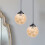 Light Replacement Shades Glass Lampshade Gold 1pack 3