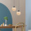 Light Replacement Shades Glass Lampshade Gold 1pack 2
