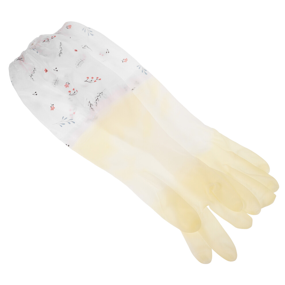1 Pair Gloves Housework Tools White Emulsion-image-OPC-PJWHQBW-NEW