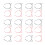 20pcs Cat Ears Headband Plastic Hair A084 4