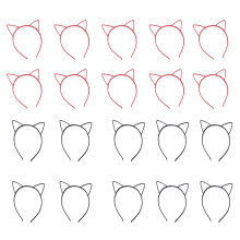 20pcs Cat Ears Headband Plastic Hair A084
