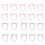 20pcs Cat Ears Headband Plastic Hair A084 1