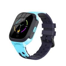 (blue) 4G Smart Watch LT25  Kid Phone Watch Waterproof children Smartwatch SOS GPS Tracker Video Call kids watch Temperature Y95 LT21