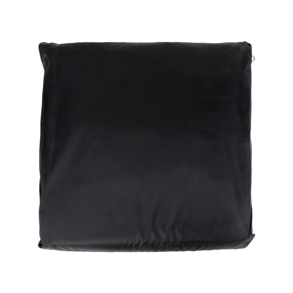 Patio Bench Cover Bench Cover Black Polyester Fiber 1set