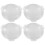 10Pcs Clear Acrylic Vr Headset Lens for 3D Glasses Replacement DIY Kit 3