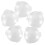 10Pcs Clear Acrylic Vr Headset Lens for 3D Glasses Replacement DIY Kit 4