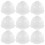 10Pcs Clear Acrylic Vr Headset Lens for 3D Glasses Replacement DIY Kit 5
