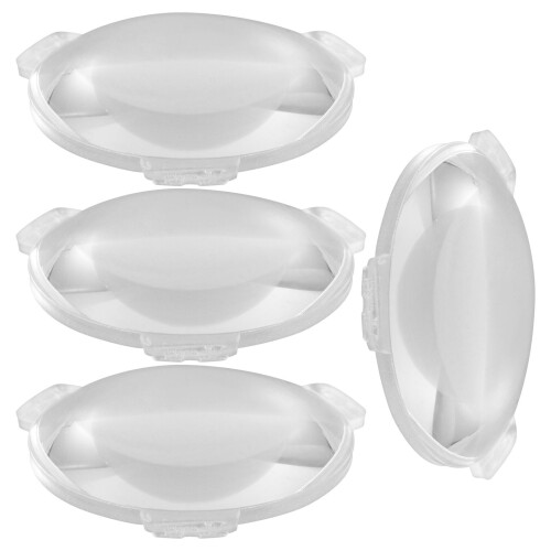 10Pcs Clear Acrylic Vr Headset Lens for 3D Glasses Replacement DIY Kit 1