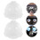 10Pcs Clear Acrylic Vr Headset Lens for 3D Glasses Replacement DIY Kit 8