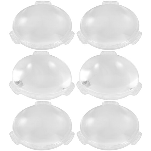 10Pcs Clear Acrylic Vr Headset Lens for 3D Glasses Replacement DIY Kit