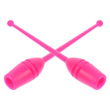 2Stk Künstlerische Gymnastikstab Rosa Für