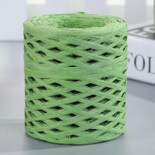 Natural Bast Straw Yarn 200m for Knitting and Crocheting DIY Projects, Summer Sun Hat and Beach Bag Crafting