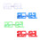 4Pcs Glowing LED Party Glasses Red Blue Green White Safe Pc Plastic 6